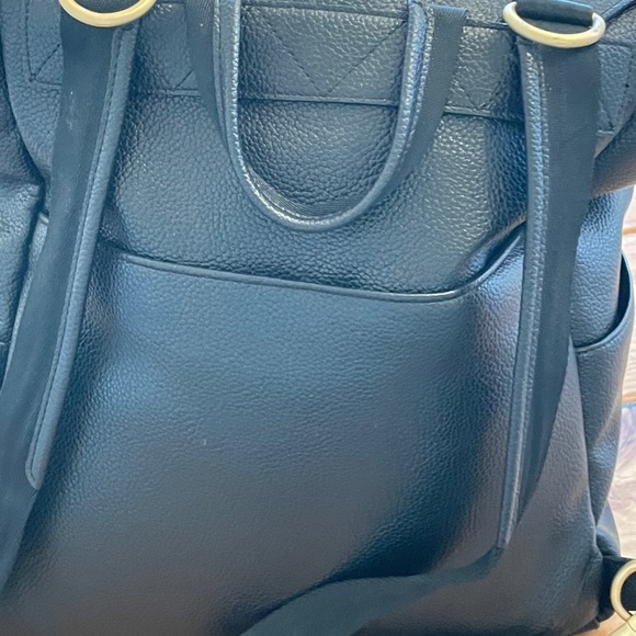 Freshly Picked Diaper Bag - Black Vegan Leather - Picture 3 of 6